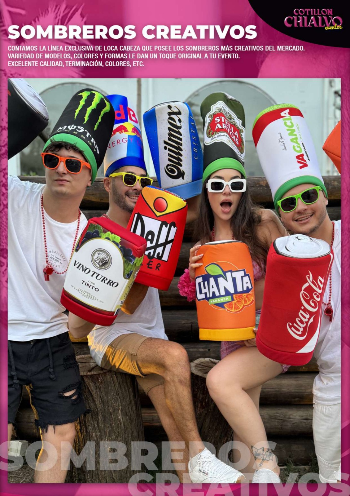 Sombreros creativos para eventos